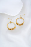 Celes Gold Circle Earrings