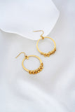 Celes Gold Circle Earrings