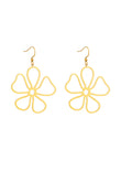 Misa Floral Gold Earrings