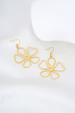 Misa Floral Gold Earrings
