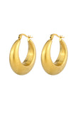 Oriane Gold Hoop Earrings