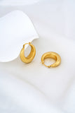 Oriane Gold Hoop Earrings