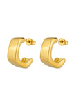Leona Gold Hoop Earrings