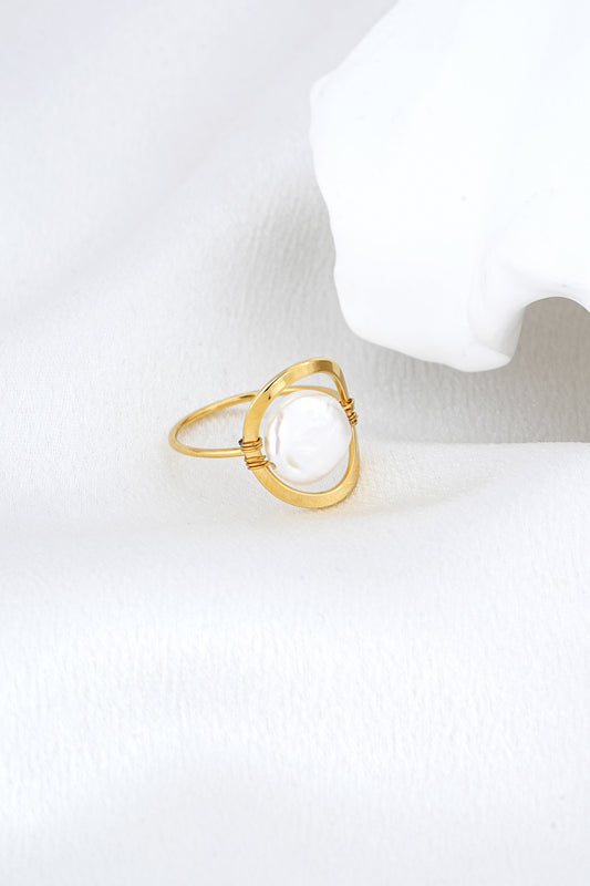 Sereia Pearl Gold Ring