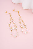 Marilla Pearl Gold Earrings