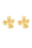 Anthea Floral Gold Earrings