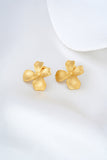 Anthea Floral Gold Earrings