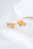 Anthea Floral Gold Earrings