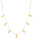 Adele Leaf Gold Necklace