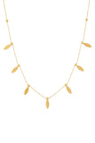 Adele Leaf Gold Necklace
