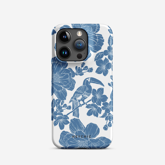 Tatiana Blue Floral iPhone Case