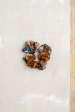 Alessia Black Abstract Scrunchie Hair Tie