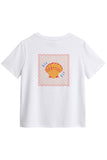 Yellow Shell Stamp Classic Fit T-Shirt