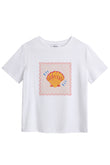 Yellow Shell Stamp Classic Fit T-Shirt