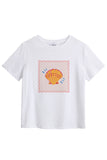Yellow Shell Stamp Classic Fit T-Shirt