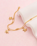 Starla Gold Starfish Layered Bracelet