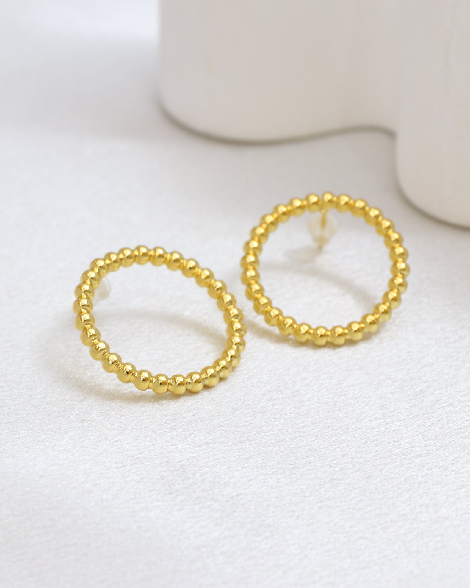 Livy Gold Circle Earrings