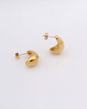 Cirina Gold Dome Earrings