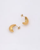 Cirina Gold Dome Earrings