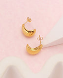 Cirina Gold Dome Earrings