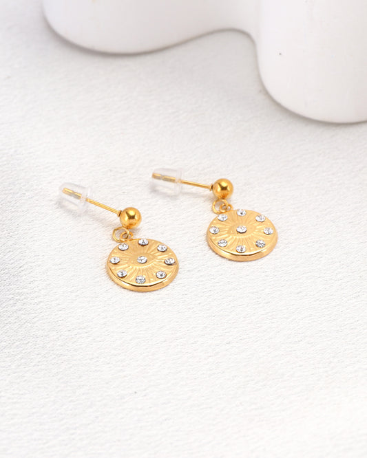 Anting Zirkonia Mata Emas Zaria