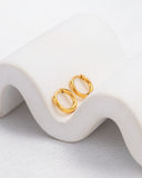 Luminara Gold Small Hoop Earrings