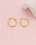 Luminara Gold Hoop Earrings