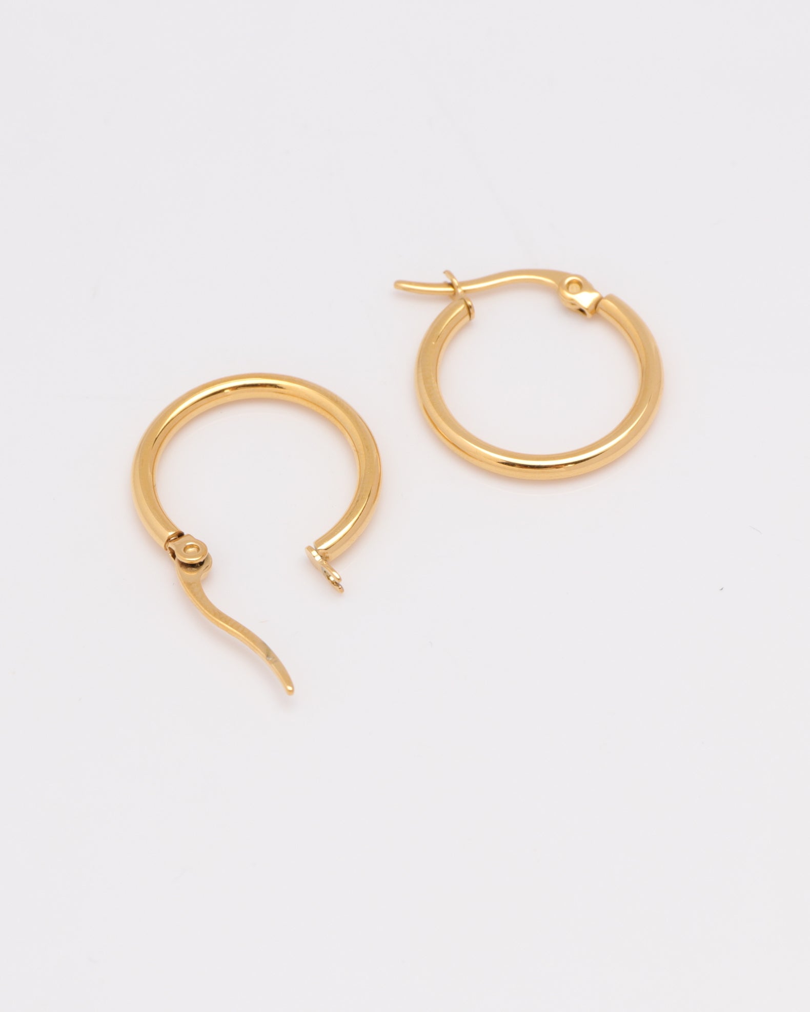 Luminara Gold Hoop Earrings