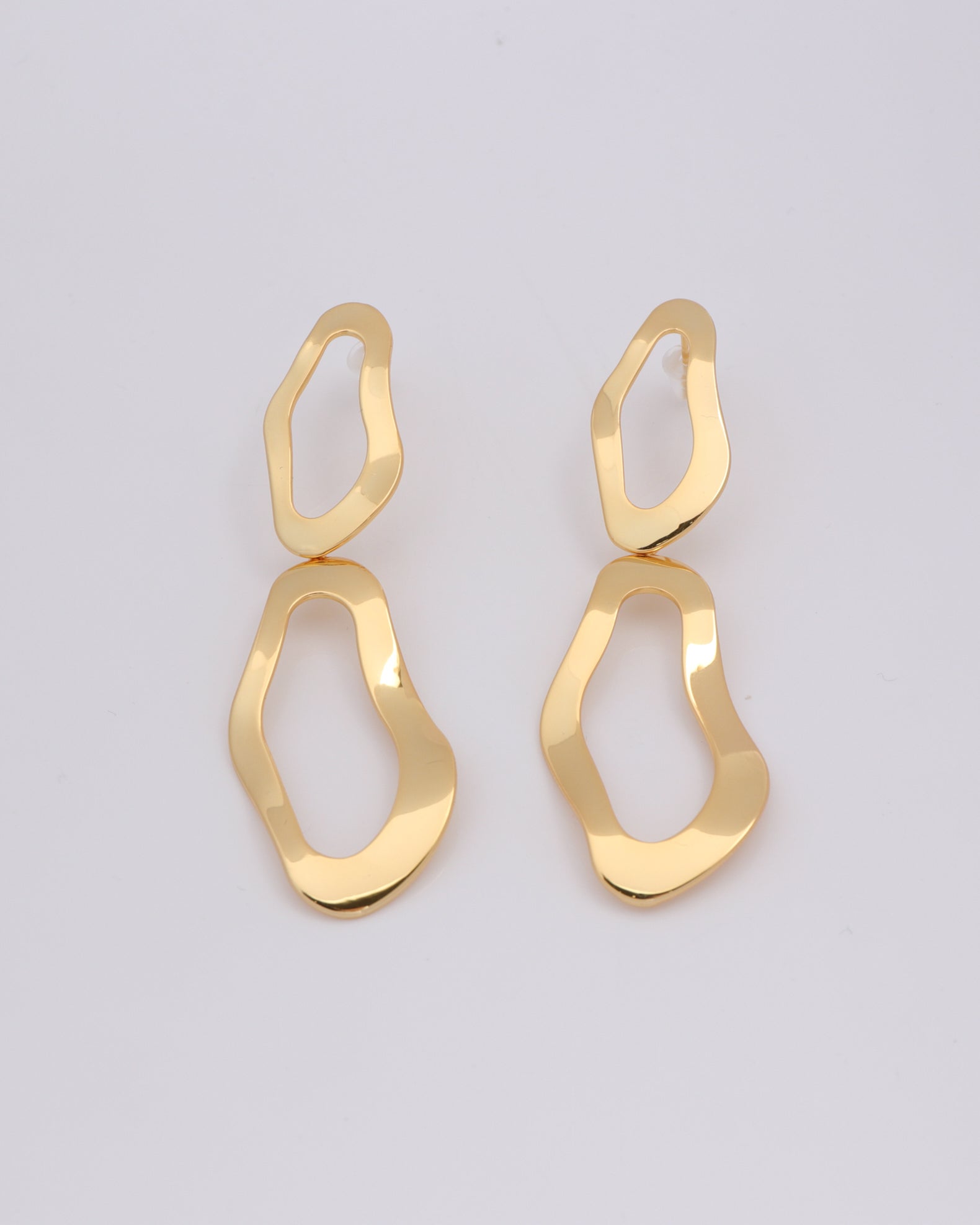 Calista Gold Irregular Earrings