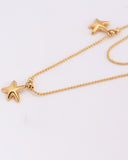 Starla Gold Starfish Layered Necklace