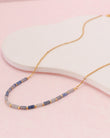 Aurora Blue Aventurine Bead Necklace