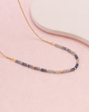 Aurora Blue Aventurine Bead Necklace