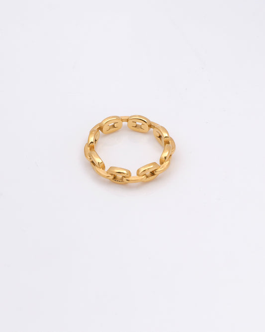 Alia Gold Chain Ring