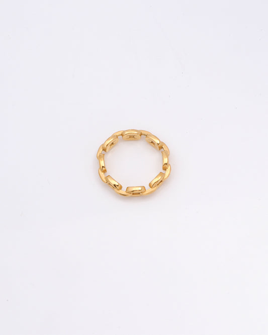 Alia Gold Chain Ring