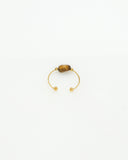 Tiger Eye Stone Gold Ring