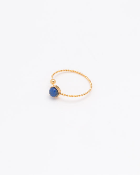 Cincin Emas Lapis Lazuli