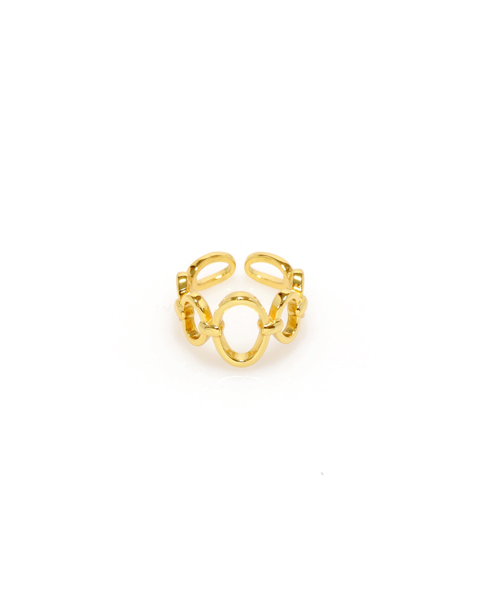 Celia Gold Chain Link Ring