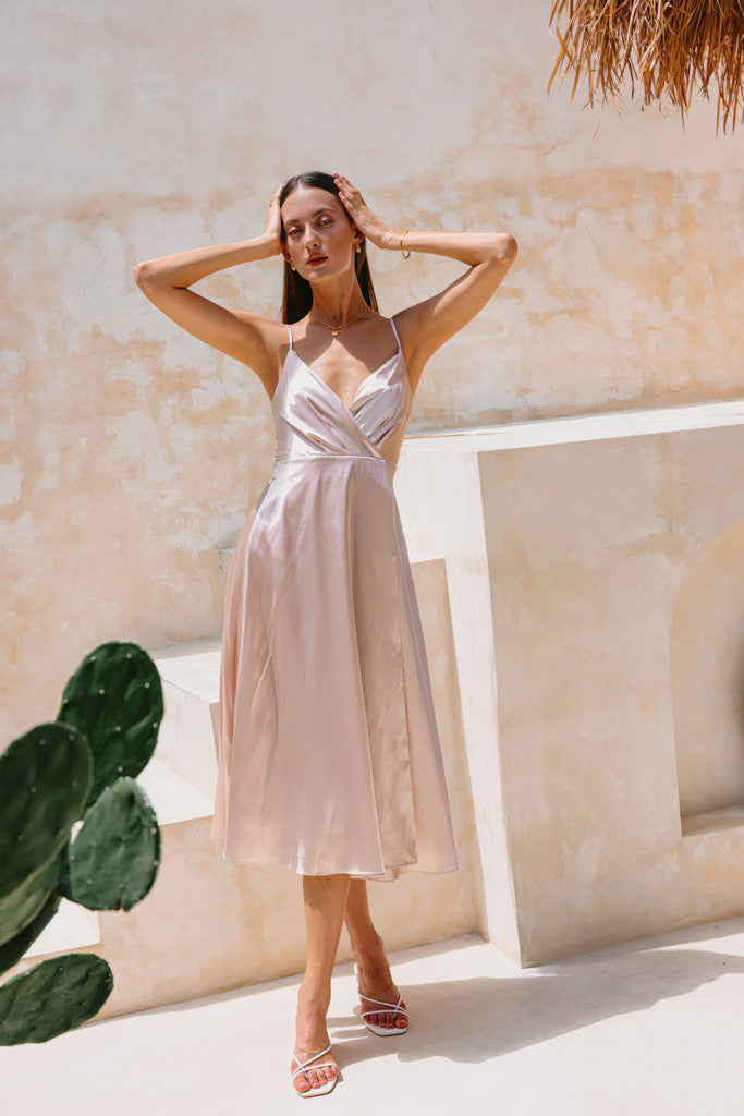 Eleanor Lace Cami in Champagne