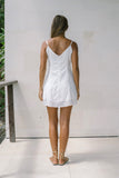 Haisley White Floral Broderie Mini Dress