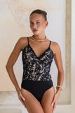 Romi Black Lace Bodysuit