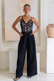 Romi Black Lace Bodysuit