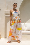 Crescencia Multicolour Floral Maxi Dress