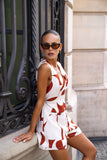Suki Brown Geo Playsuit