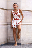 Suki Brown Geo Playsuit