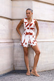 Suki Brown Geo Playsuit