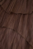 Fae Brown Maxi Dress