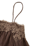 Fae Brown Maxi Dress