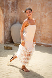 Leya Pink Floral Maxi Dress