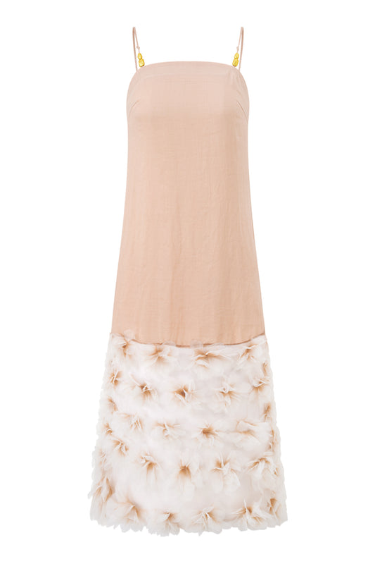 Leya Pink Floral Maxi Dress