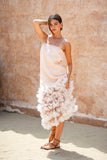 Leya Pink Floral Maxi Dress